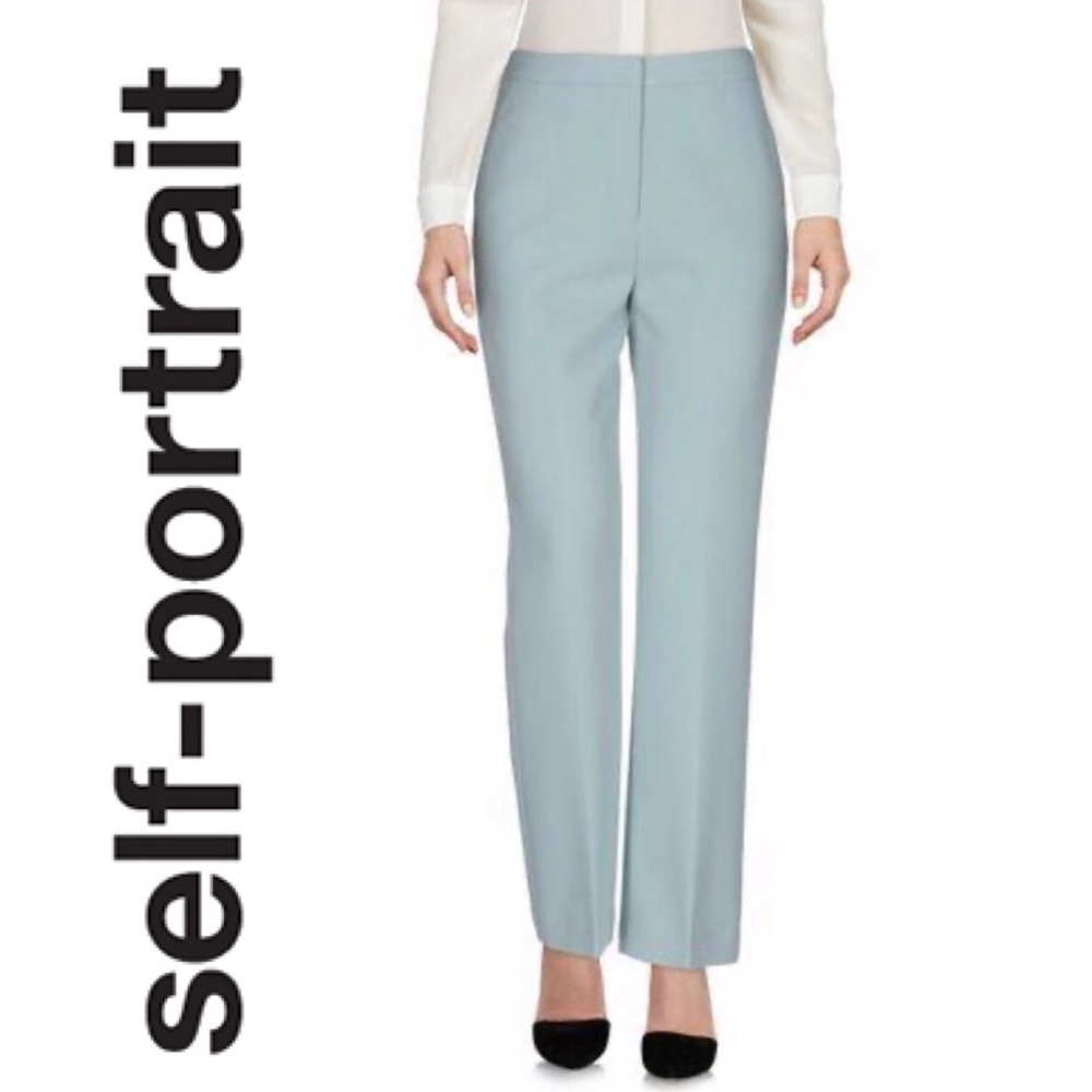 Self-Portrait Light Blue Trousers